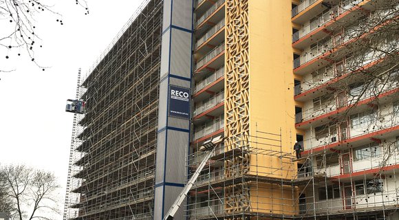 RECO Lift Solutions delivers temporary passenger lifts for major renovation project in Blerick